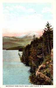 New York Adirondacks Lake Placid Whiteface Mountain From Pulpit Rock 1941