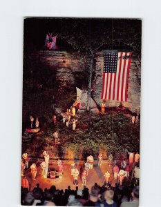 Postcard The Salute To The Flag Wisconsin Dells Wisconsin USA