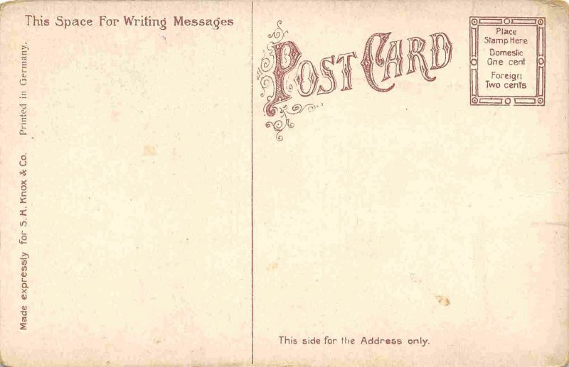 Yosemite Fire Boat Chicago Illinois 1910c postcard 