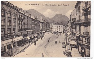 GRENOBLE, Isere, France, 1900-1910's; La Place Grenette, Le St. Eynard