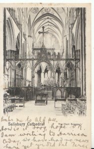 Wiltshire Postcard - Salisbury Cathedral - The Choir Screen - Ref TZ3674