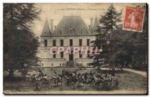 Postcard Old Listrac Chateau Lastrac