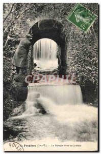 Old Postcard Fougeres The Nançon in the Chateau