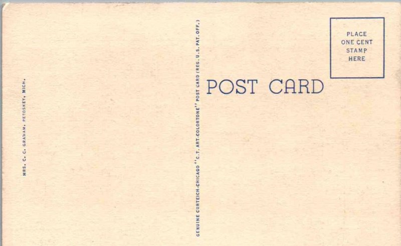 Oden, Michigan - Take a drive along Crooked Lake - c1940