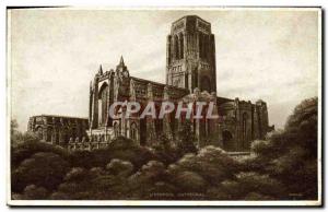 Postcard Old Liverpool Cathedral