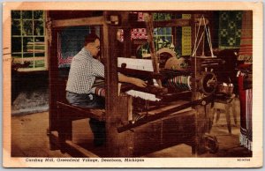 1957 Carding Mill Greenfield Village Dearborn Michigan MI Posted Postcard