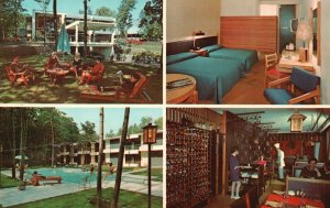 Vintage Postcard View of Hotel Motel Henri IV Blvd. Laurier Quebec Canada CAN