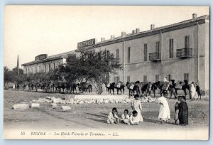 Biskra Algeria Postcard The Victoria and Terminus Hotels c1910 Unposted