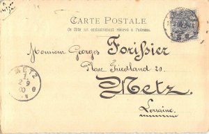 L111 France 1900-01 Militaria uniform French Army early nine postcard