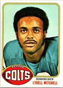 1976 Topps Football Card Lydell Mitchell Baltimore Colts sk4311