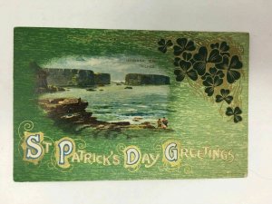 Winsch St Patricks Day Postcard Instrinsic Bay Kilkee Patty's Irish Ireland