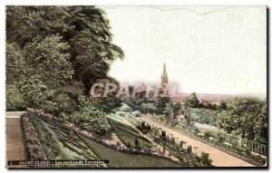 Postcard Old Saint Cloud Les Jardins du Trocadero