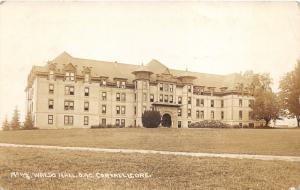 Corvallis Oregon~State University-Agricultural College~Waldo Hall~1913 RPPC