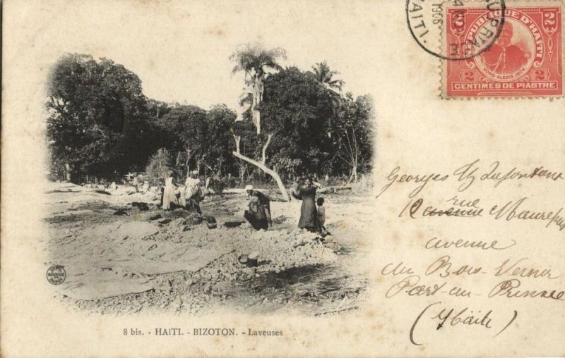 haiti, BIZOTON, Laveuses, Washing Women (1905) Postcard