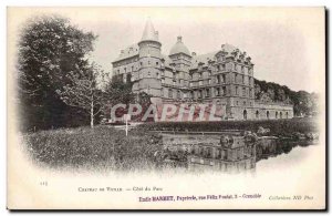 Old Postcard Vizille The Castle Riviera Park