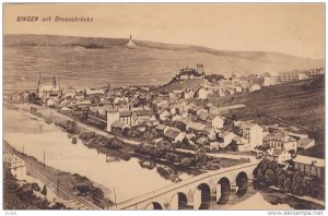 BINGEN mit Drususbrucke, Rhineland-Palatinate, Germany, 00-10s