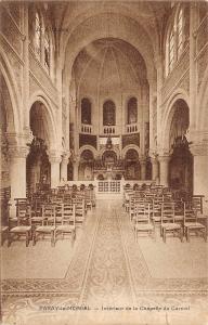 BF4911 paray le monial interieur de la chapelle du carm france