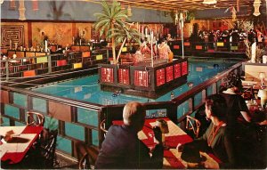 Postcard; Tonga Room Tiki Bar, Floating Musicians Chinese Restaurant Fairmont SF