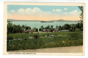 ME - Rangeley Lake. View Along the Road