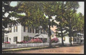 Summer Home Otis Skinner Woodstock Vermont Used c1930s