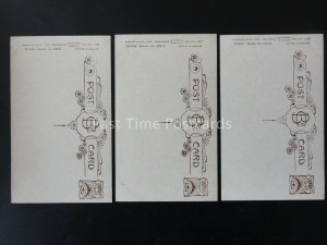 WW1 SOMEBODY KNOWS SOMEBODY CARES Bamforth Song Cards set of 3 No 4891 1/2/3