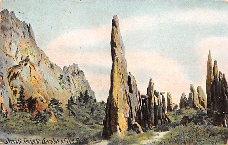 Druids Temple, Garden of the Gods Colorado Springs, Colorado USA Geology Post...