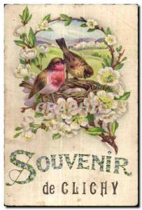 Clichy - Remembrance - bird - bird - Old Postcard