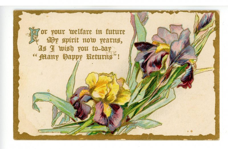 Greeting - Birthday     (crease)