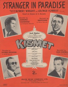 Stranger In Paradise Kismet George Shearing Sheet Music