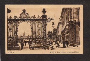 France Grilles de Jean Lamour et le Grand Hotel Postcard Carte Postale PC