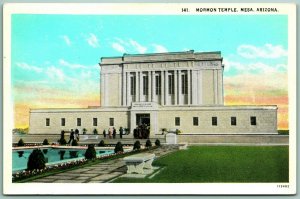 Mormon Temple Mesa AZ Arizona UNP Unused WB Postcard H12