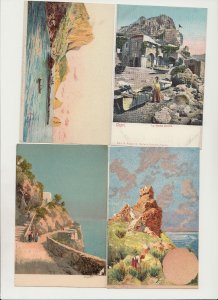 CAPRI ITALY 57 Vintage Postcards mostly pre-1920 (L5611)