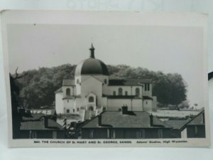 The Church of St Mary and St George Sands Adams Studios High Wcombe RP Postcard