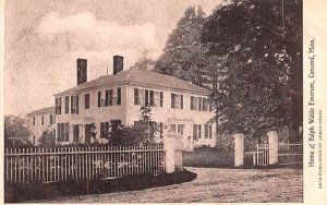 Home of Ralph Waldo Emerson in Concord, Massachusetts