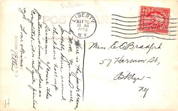 Monticello Amusement Park New York Postcard