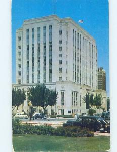 Unused Pre-1980 OLD CARS AT COURT HOUSE Oklahoma City OK d2520