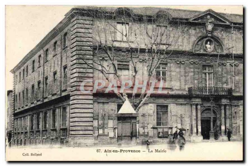 Old Postcard Aix en Provence The Mayor