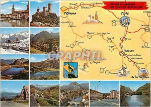 Postcard Modern Traversing the Pyrenees Tourist Circuit Ari�ge Pyrenees