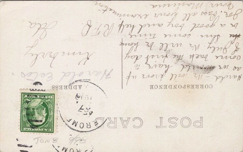 Twin Falls Idaho Bickel School c1910 MB Martin RPPC Postcard H21