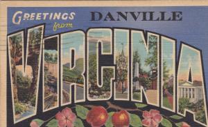 Virginia  Danville LARGE LETTER