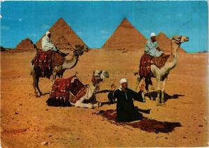 CPM EGYPTE Giza-Arab Camelriders in front of the Pyramids (343934)