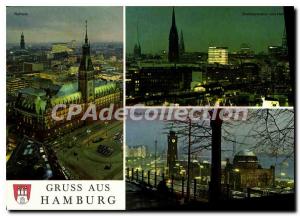 Modern Postcard Gruss Aus Hamburg