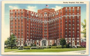 Postcard - Hurley Hospital - Flint, Michigan