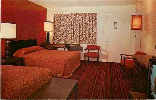 TX, Edinburg, Texas, Rex Motel, Interior Room, Dexter Press 93125-C