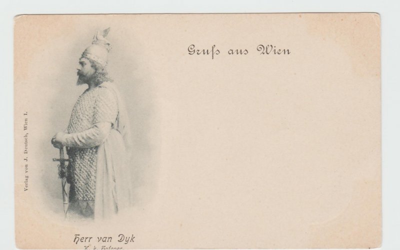 Vintage Postcard Gruss Aus Wien Austria 1897 Herr Van Dyk