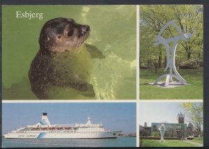 Denmark Postcard - Views of Esbjerg - Seal, DFDS Seaways   T541