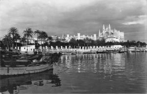 BR54031 Mallorca palma demallorca puerto y catedral spain