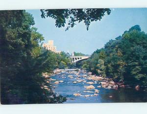 Unused Pre-1980 CREEK AND HOSPITAL SCENE Wilmington Delaware DE J9063