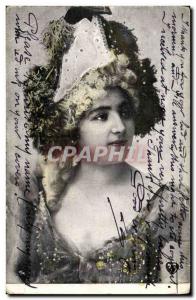 Old Postcard Fantasy Theater Woman