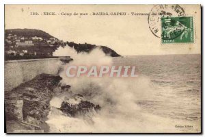 Postcard Old Nice Coup sea Rauba Capeu Terrace Soler